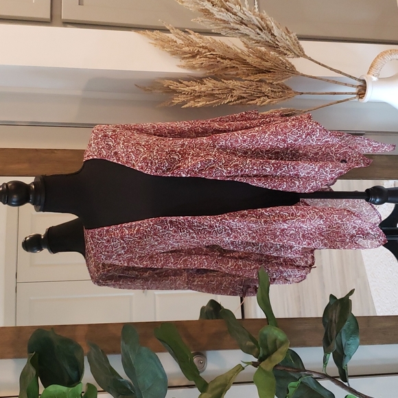 Hollister Tops - Hco sheer bohemian layer